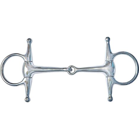 11 cm: Morso asta snodata da pony in acciaio inox piena 11 mm
