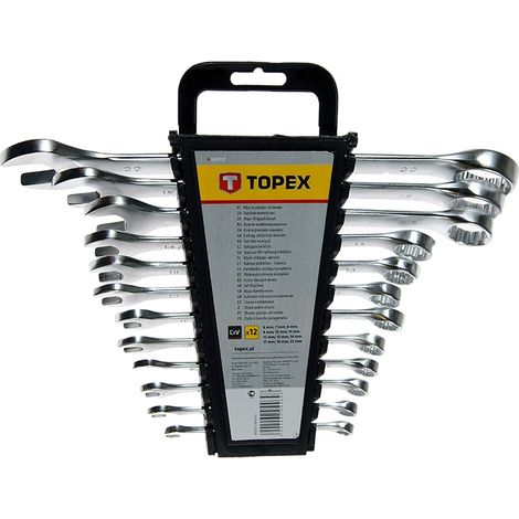 Serie Chiavi Combinate (6 22) Topex 12 Pezzi
