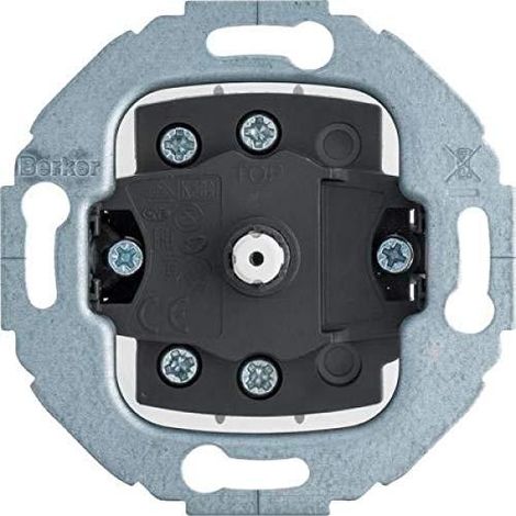 Interruptor Doble Rotatico Berker By Hager 387503 Series Redondas