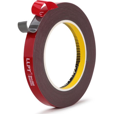 Ruban Adhésif Double Face Ruban de Montage Robuste 13MM5.5M Gris (1/5)