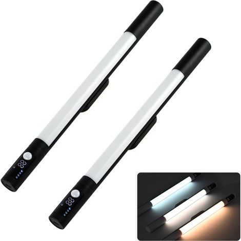 Éclairage LED sous armoire angle réglable tons lumière rechargeable avec détecteur de mouvement applique mAh 2 3 murale–Noir–1200 (1/5)