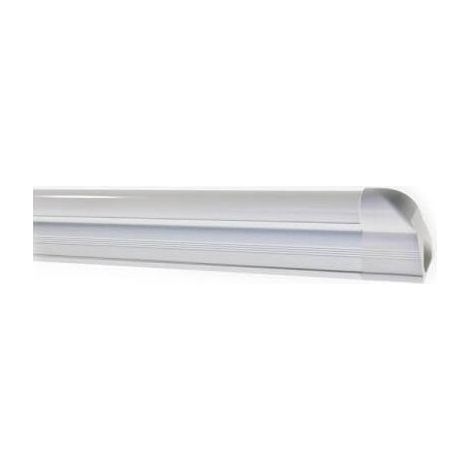 Kit tube néon T5 LED 60cm 9W – Support aluminium brossé – Éclairage blanc neutre 4000K – Flux lumineux 800Lm – Alimentation 220V – Greensensation