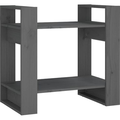 Maison Exclusive - Estantería/divisor de espacios madera pino gri (1/5)