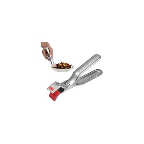 Pince Anti-brûlure pour Air Fryer et Four, Plat Pizza Grillage Antidérapant en Acier Inoxydable - Accessoires de Cuisine Sécurisés pour Hot Dishes, Casserole et Air Fryers