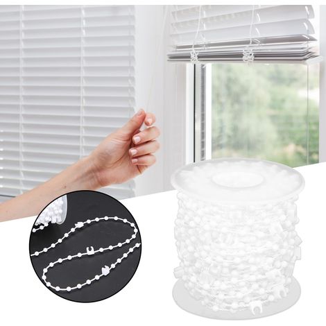 Chaînette de 10 m pour stores verticaux, enrouleurs et rideaux - Accessoires de décoration intérieure - Pièces détachées - 10 m (1/5)