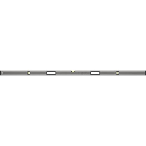 Stanley – Niveau à bulle tubulaire 180 cm – Précision +/- 0,5mm/m – 3 fioles haute visibilité – Embouts renforcés – 43672 (1/10)