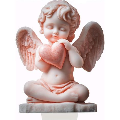 Statues de Lapins/Anges, Figurine décorative de Bureau, Jolies Sculptures d ' Animaux pour la Maison, Le Bureau, Ornement de Table, Sculptures de cerf et de Hibou en Acrylique (1/5)