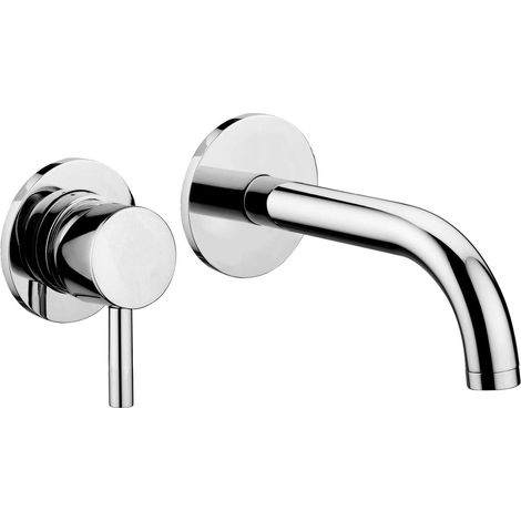Paffoni Stick - Mitigeur de lavabo encastré avec corps d’encastrement, installation 2 trous, chrome SK006CR70 (1/5)
