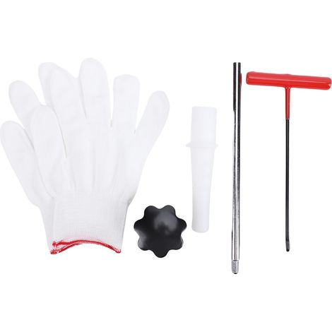 Kit di attrezzi per la sostituzione rapida delle valvole degli pneumatici, versatile strumento di ricambio per valvole di auto, camion, moto e ATV.