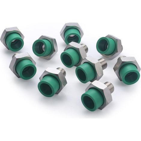 Racor PPR macho QUICK PLOMBERIE 1/2 - Ø25 (x10)