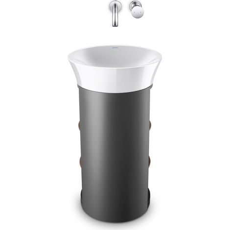 Duravit White Tulip, meuble sous-lavabo sur pied, largeur 350 x (1/3)