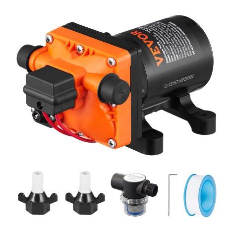 Pompe à Eau à Membrane Auto-amorçante 12 V CC Débit 99 L/min (1/5)