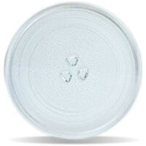 Plateau Tournant Universel En Verre Pour Micro-Ondes 3 Fixations, 245 Mm (1/3)
