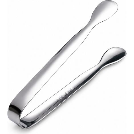 Pince à glaçons en acier inoxydable, pince à glaçons pour mélanger le vin, idéale pour la cuisine et le bar à la maison.
