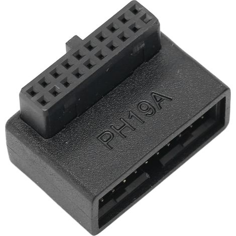 Adaptateur Connecteur USB 3.0 20 Broches pour Carte Mère, Panneau Avant 90° PC (1/5)