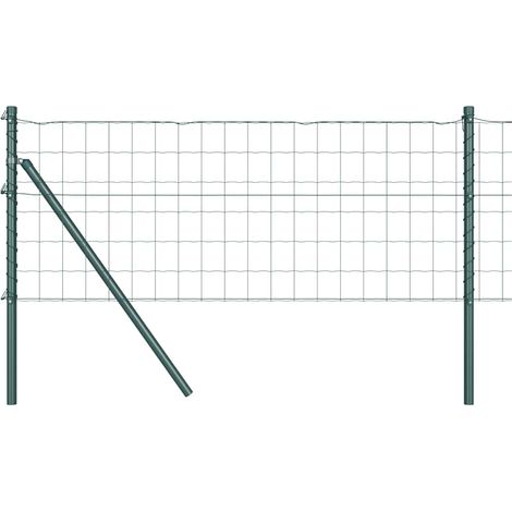 Maison Exclusive - Ground Fix Geschweißter Drahtzaun 10 x 0,6 m (