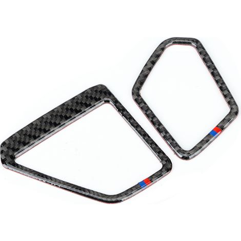 2-teiliges Set Carbonfaser-Armaturenbrett-Lüftungsgitterabdeckung für Linkslenker, passend für 3er G20 325 330 335 19-20 (1/5)
