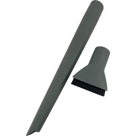Suceur plat pour aspirateur Shark NV350 NV352 NV355 NV356E - Brosse à épousseter 2 en 1 pour espaces restreints et coins Gris (1/5)