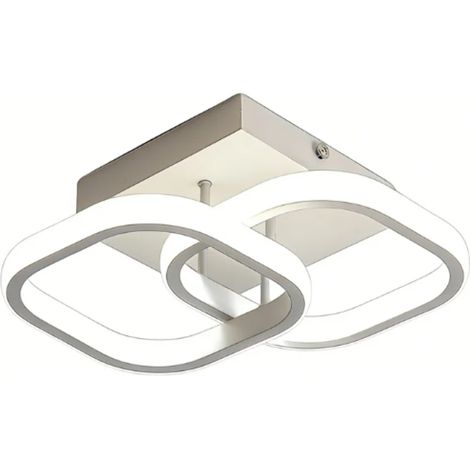 Couloir, entrée, vestibule, vestiaire, plafond en saillie blanc, Modèle A, blanc