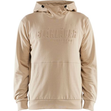 Blåkläder Kapuzensweatshirt mit 3D-Druck Beige (1/3)