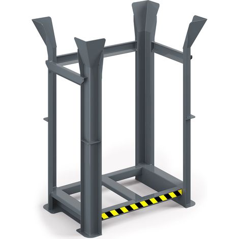 RR Industrietechnik Paletten Richtgestell RRG-10 BxTxH 1340x940x1930 mm RAL 7005 Mausgrau