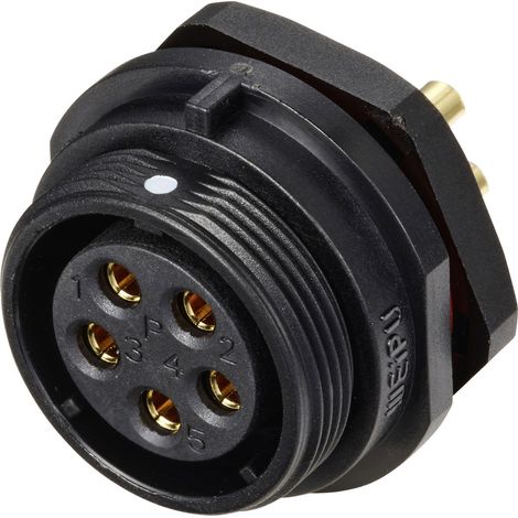 Weipu SP21 Robuster Rundsteckverbinder mit 5 Polen (1/4)