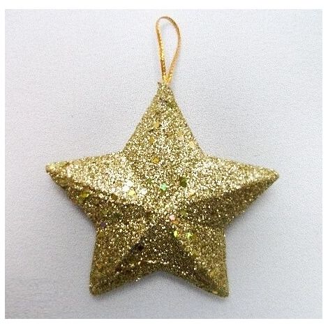 Weihnachtsdeko, Sternanhänger, 12 Stück 6107