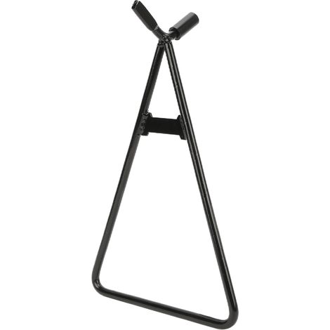 Support moto universel en acier allié, béquille latérale triangulaire pour cross, dirt bike et motocross, accessoire robuste, compatible universelle. (1/5)