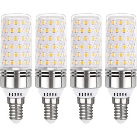 Ampoule E14 LED 12W Blanc Froid 6000K, 1450LM, Équivalent Halogène E14 100W, 360° Lumiere, AC 220V, Ampoule E14 LED pour Éclairage Intérieur, non-dimmable, lot de 4 (1/5)