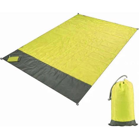 Tapis de sol de camping ultra-léger, pliable et portable, idéal pour les pique-niques, la plage ou les voyages en randonnée. Imperméable.