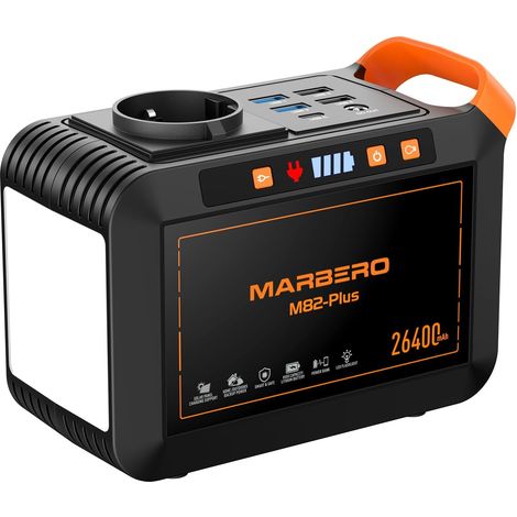Station d'Énergie Portable 26.400mAh Batterie Lithium Bloc d'Alimentation avec Prise AC 120W Générateur Solaire Sorties LED USB DC pour Camping Urgences Plein Air Pique-nique Pêche Voyages (1/5)