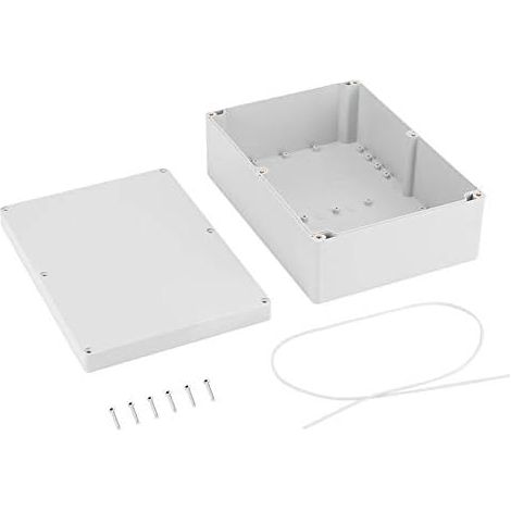 Boîte de Dérivation Étanche IP65, Plastique, 26,3 x 18,5 x 9,5 cm, pour Équipements Électriques Intérieur et Extérieur (1/5)