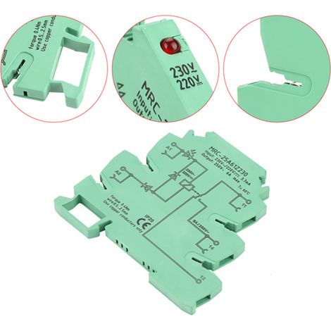 Interface Relay Module MRC-25A61Z230, 230VAC/220VDC, 1 Contact NO/NC, pour PLC et Automatisme (1/5)