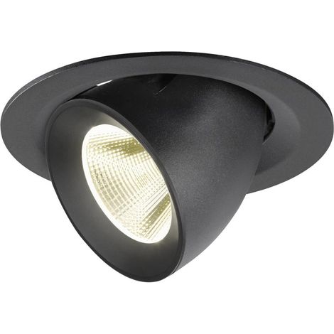 Spot encastré NUMINOS® GIMBLE M intérieur 4000 K 20° noir - SLV - 1009577
