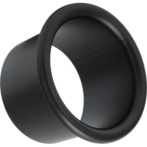 Support pour sèche-cheveux antirouille en acier inoxydable robuste, pour salle de bain ou hôtel, noir. (1/5)