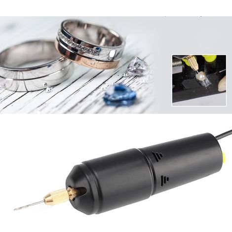 Perceuse électrique portable mini USB avec 3 mèches, 5V DC pour travaux précis