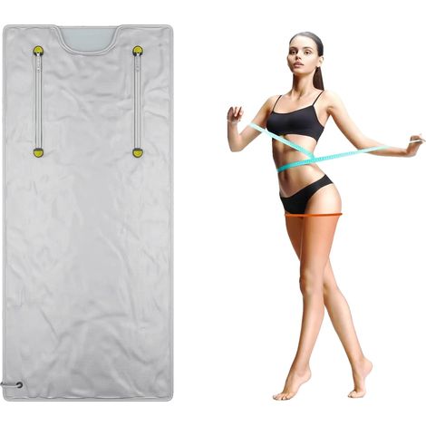 Couverture Sauna, Relaxation Thermique, Appareil d'Utilisation Domestique, Argent (1/2)