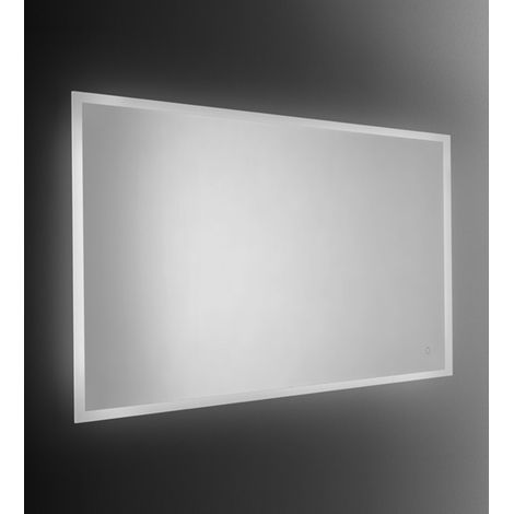 Specchio da Bagno Moderno Rettangolare 100x80 con Illuminazione a Led (1/3)