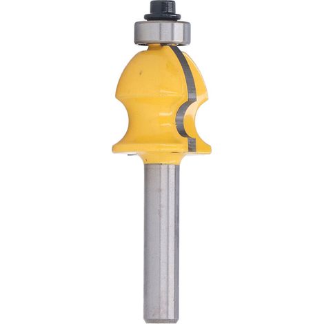 Standard-Profilfräse, Architektur-Profilfräse, kleines Hartmetallwerkzeug zum Schnitzen von Sperrholz, Hartholz und Weichholz (8-mm-Griff)
