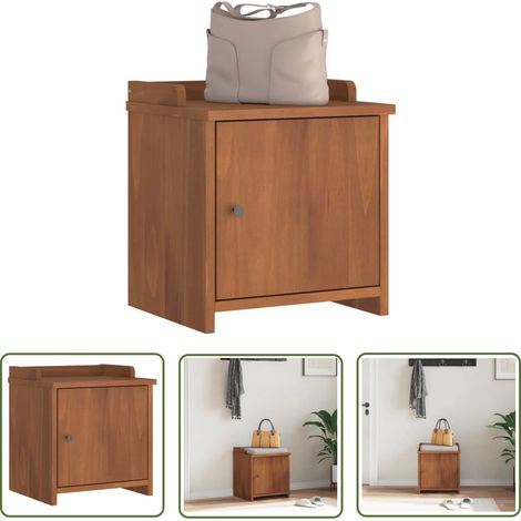 vidaXL Flurbank SANDNES 45x40x50 cm Massivholz Kiefer (1/5)