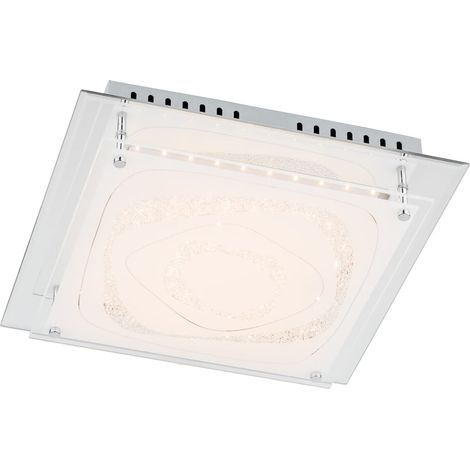 Plafoniera LED Italux Verso quadrata bianca 34cm 17W (1/3)