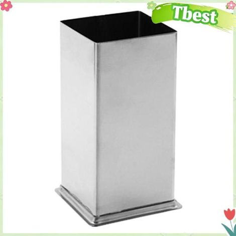 Tbest Support de baguettes en acier inoxydable Porte-ustensiles en Acier Inoxydable Baguettes Cuillère Fourchette art lutrin (1/5)