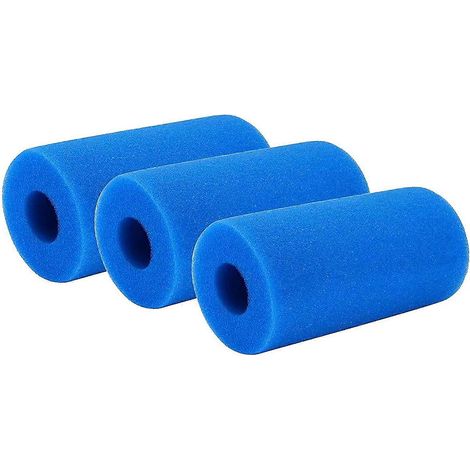 Lot de 3 éponges filtrantes réutilisables pour piscine de type A (1/5)