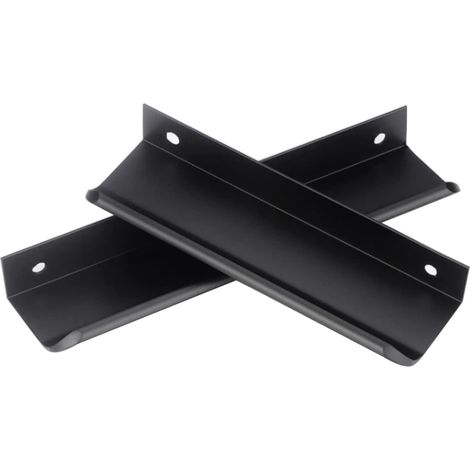 Lot de 2 poignées invisibles pour portes placards cuisine, à bord (1/5)