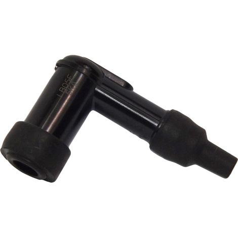 Capuchon de bougie d'allumage - 1 pièce - Phénol noir - Angle 90° - Pour Piaggio Aprilia Yamaha - Ø 14mm (1/3)