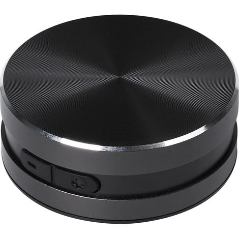 Mini Haut-Parleur Bluetooth à Conduction Osseuse, Conduction en Os du Haut-Parleur sans Fil Portable, Basse Stéréo, pour Voyages, Camping, Douche