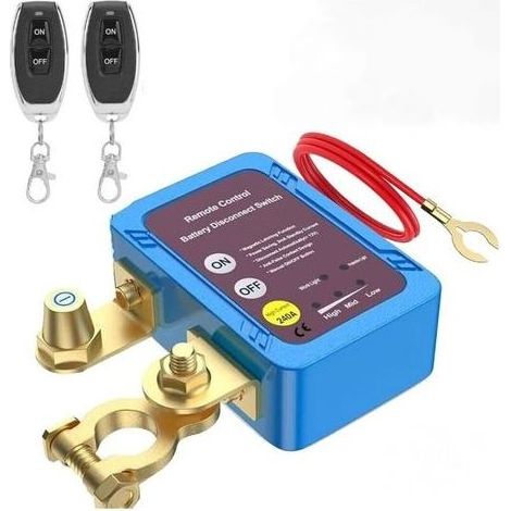 Coupe Circuit Batterie 12V,Coupe Batterie 240A,Coupe Batterie Voiture,Interrupteur (1/4)