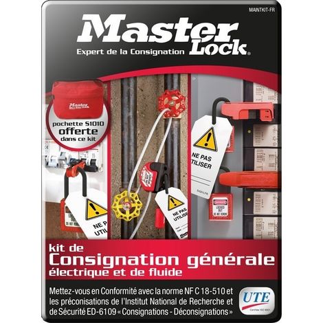 Kit de consignation générale électrique et fluides (1/5)