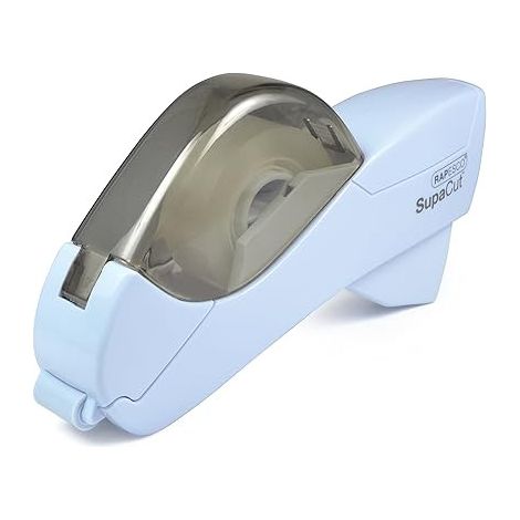 RAPESCO 1442 SUPACUT DÉVIDOIR DE RUBAN AVEC 2 ROULEAUX DE RUBAN BLEU PASTEL