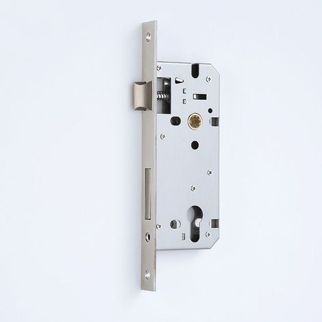Serrure à mortaise à cadre tubulaire étroit Cubst de 85 mm, serrure à mortaise de 23 mm, serrure de porte en acier pour portail de jardin (1/5)